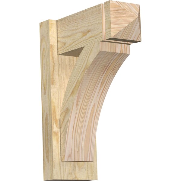 Ekena Millwork Thorton Arts & Crafts Rough Sawn Outlooker, Douglas Fir, 6"W x 14"D x 18"H OUT06X14X18THR03RDF - main